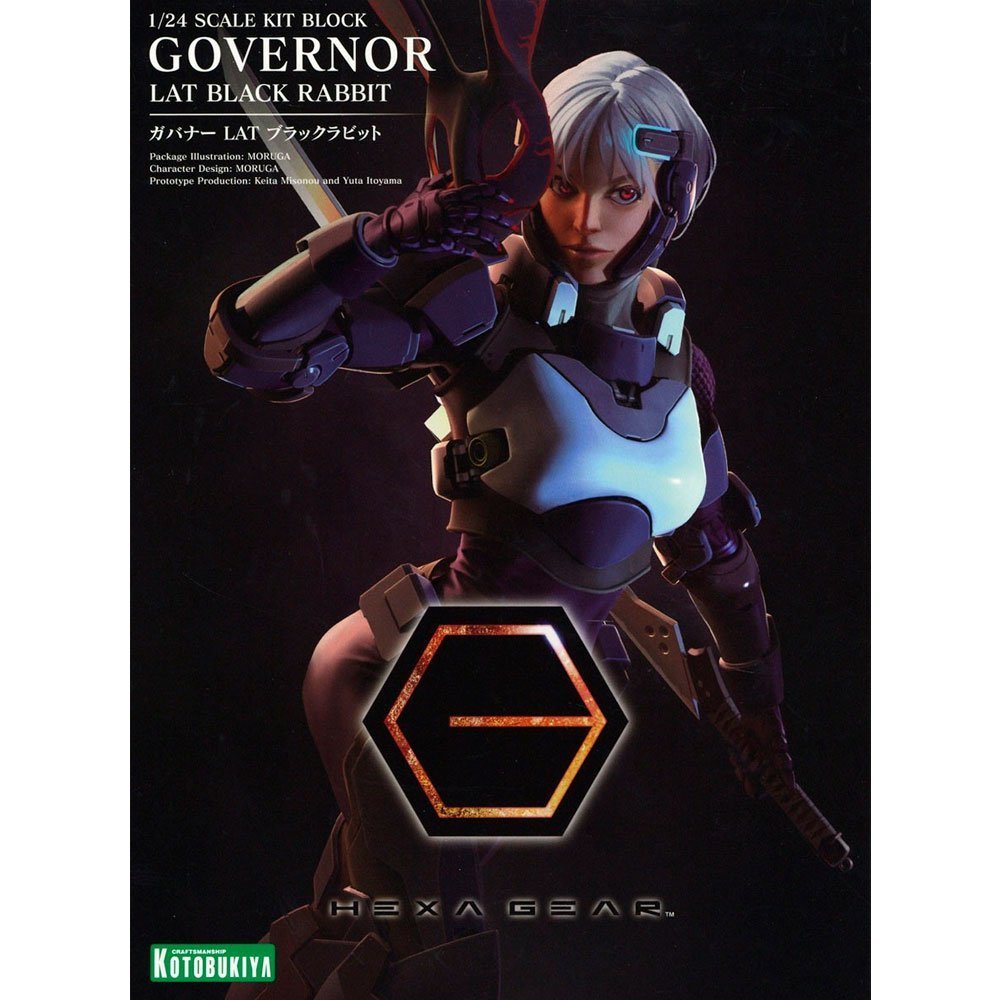 KOTOBUKIYA HEXA GEAR GOVERNOR LAT BLACK RABBIT KOTOBUKIYA HEXA GEAR GOVERNOR LAT BLACK RABBIT